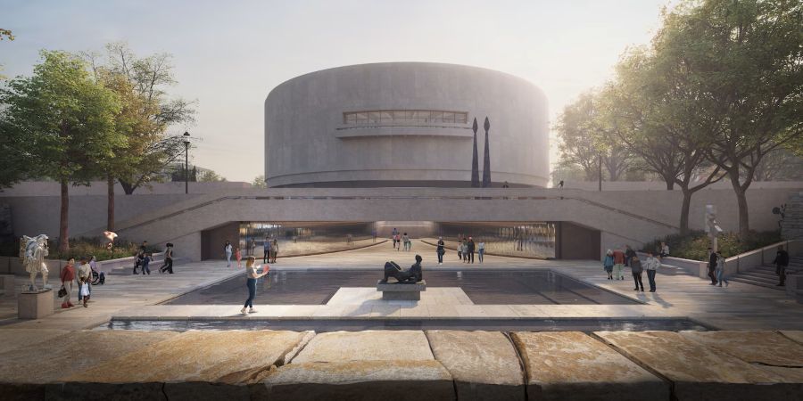 Hirshhorn Sculpture Garden Rendering