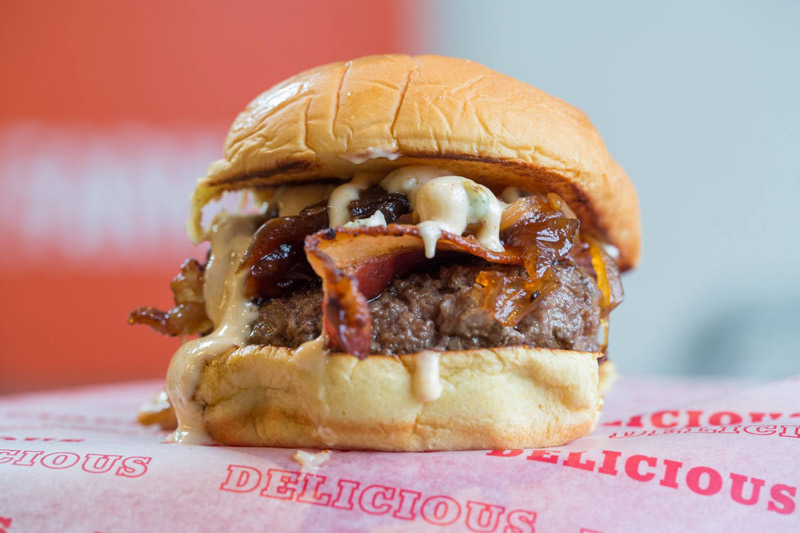 Burger from Good Stuff Eatery in Washington, DC - Spike Mendelsohn budget-friendly restaurant