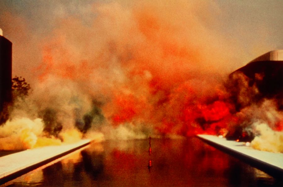 'Multi-color Atmosphere' by Judy Chicago at the Smithsonian American Art Museum