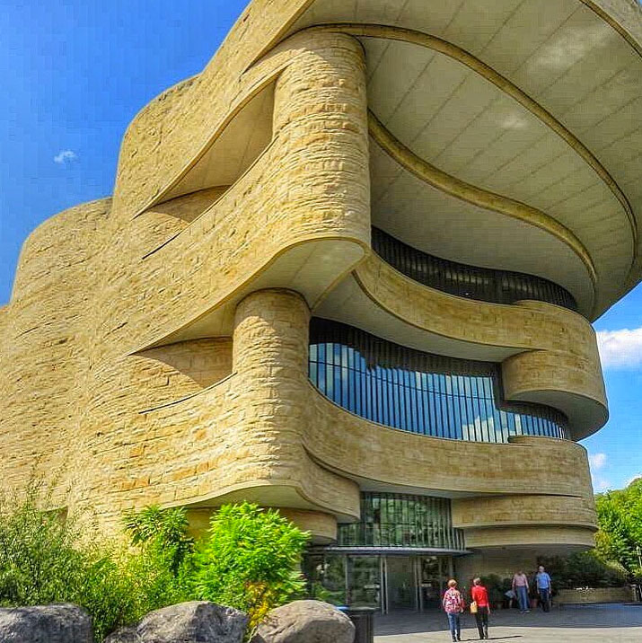 @travelmemories74 - Visitors at the Smithsonian National Museum of the American Indian - Free Museum in Washington, Dc